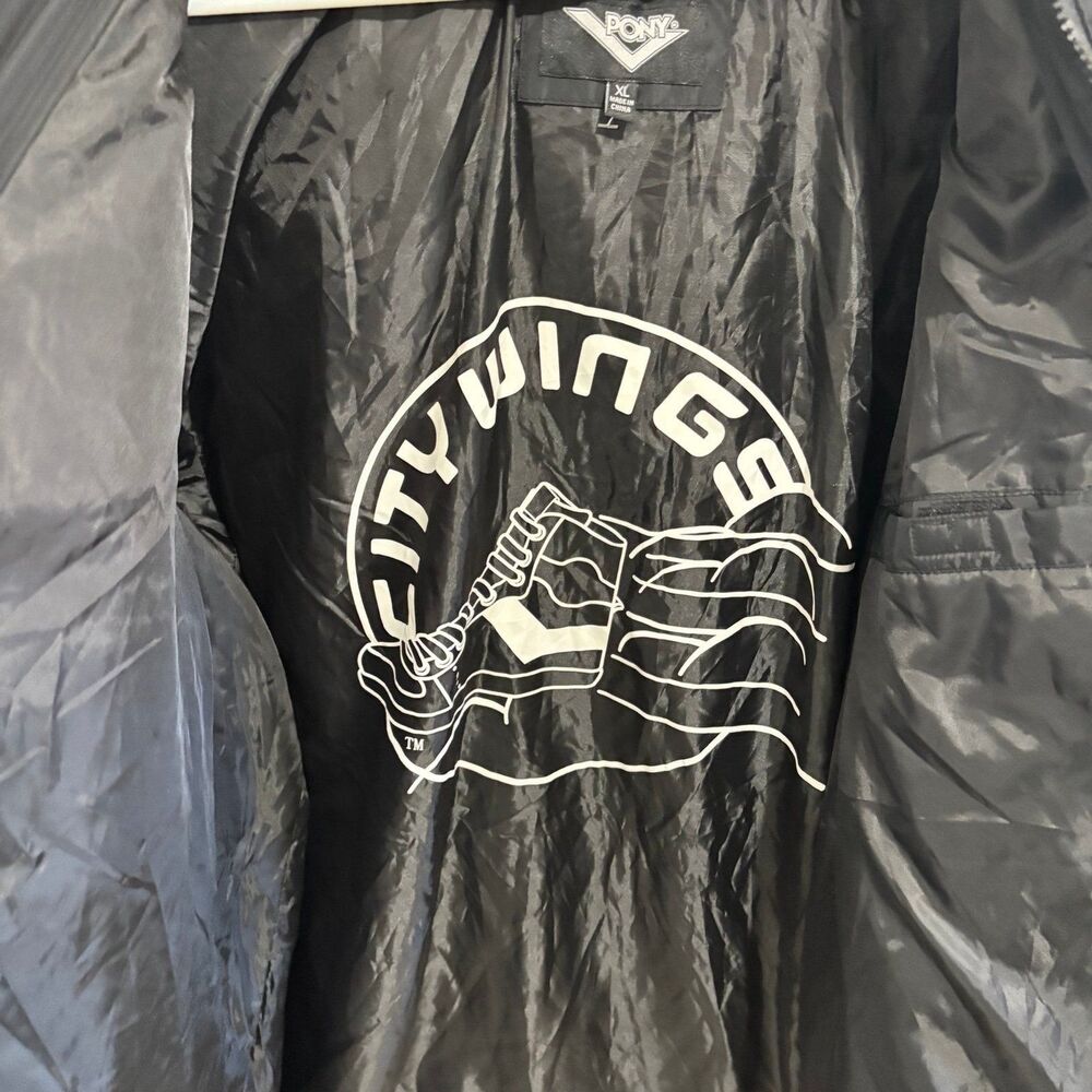 PONY Product of New York Men's City Wings Puffer Bubble Coat Black XL - Picture 4 of 6